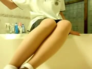 Tajwan dziewczyna Masturbacja w łazience